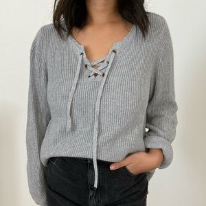 Old Navy Criss-Cross Tie Sweater